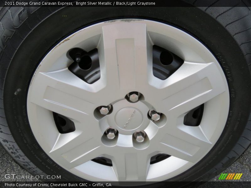 Bright Silver Metallic / Black/Light Graystone 2011 Dodge Grand Caravan Express