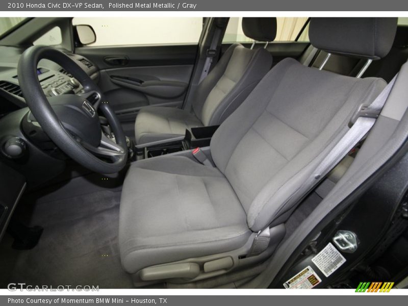 Front Seat of 2010 Civic DX-VP Sedan