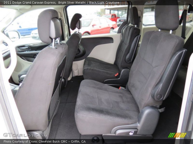 Bright Silver Metallic / Black/Light Graystone 2011 Dodge Grand Caravan Express