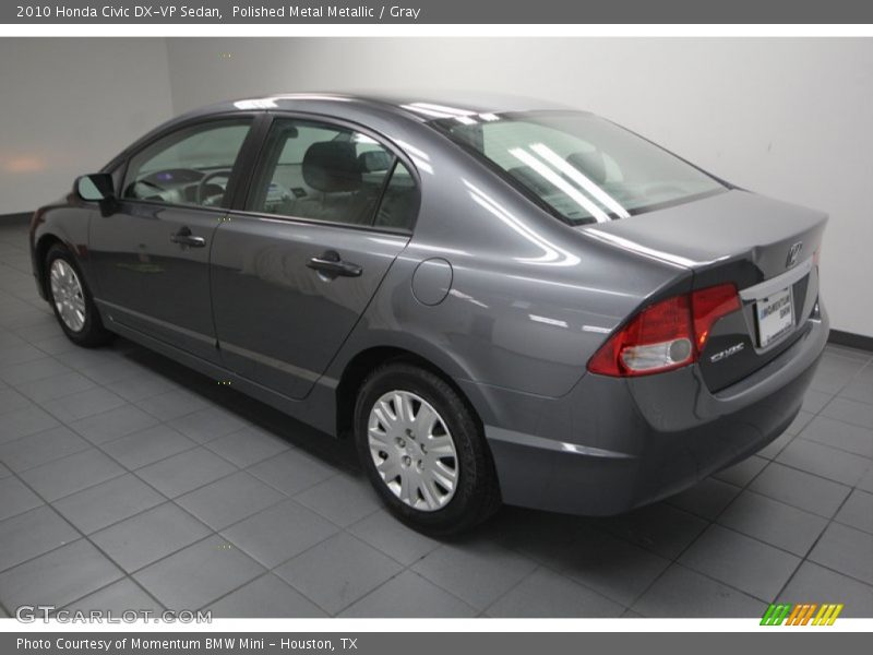 Polished Metal Metallic / Gray 2010 Honda Civic DX-VP Sedan