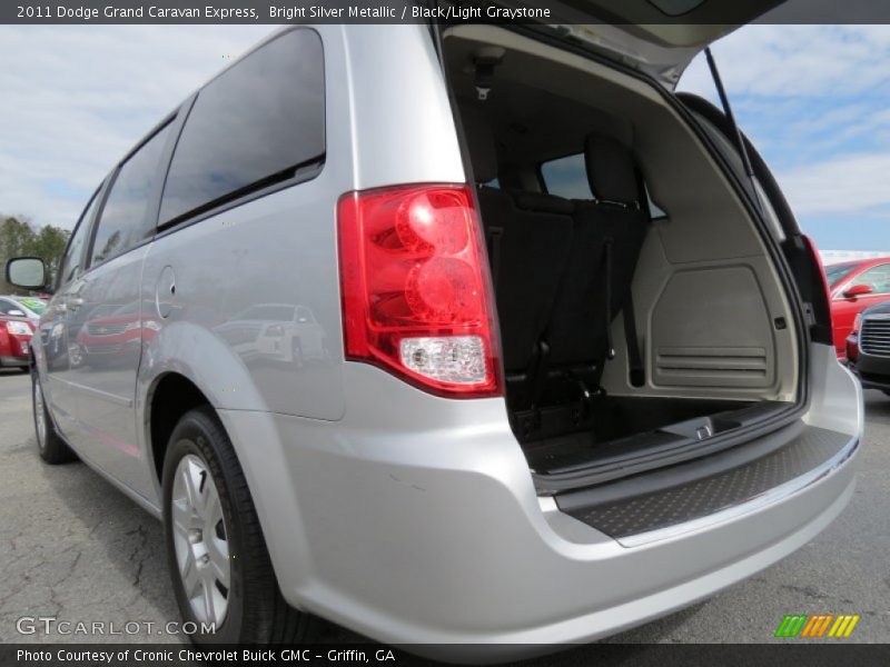 Bright Silver Metallic / Black/Light Graystone 2011 Dodge Grand Caravan Express