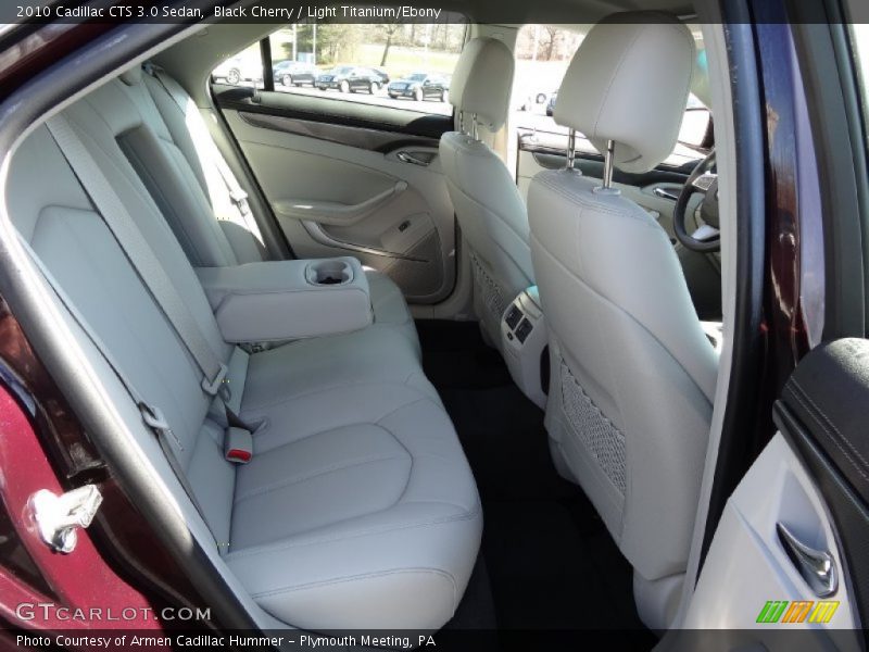 Black Cherry / Light Titanium/Ebony 2010 Cadillac CTS 3.0 Sedan