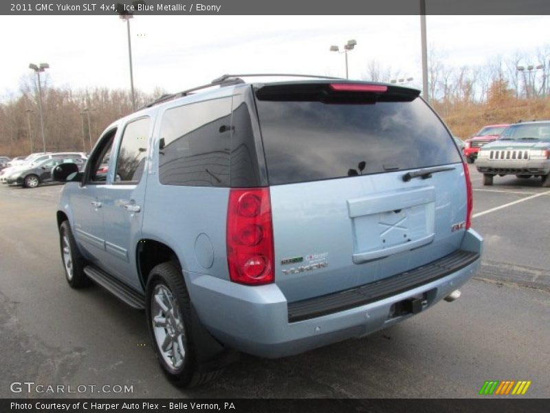 Ice Blue Metallic / Ebony 2011 GMC Yukon SLT 4x4