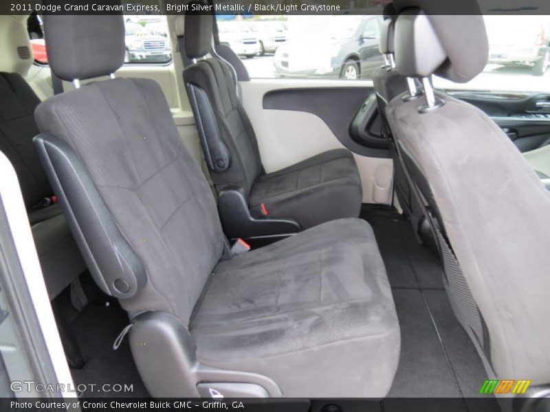 Bright Silver Metallic / Black/Light Graystone 2011 Dodge Grand Caravan Express
