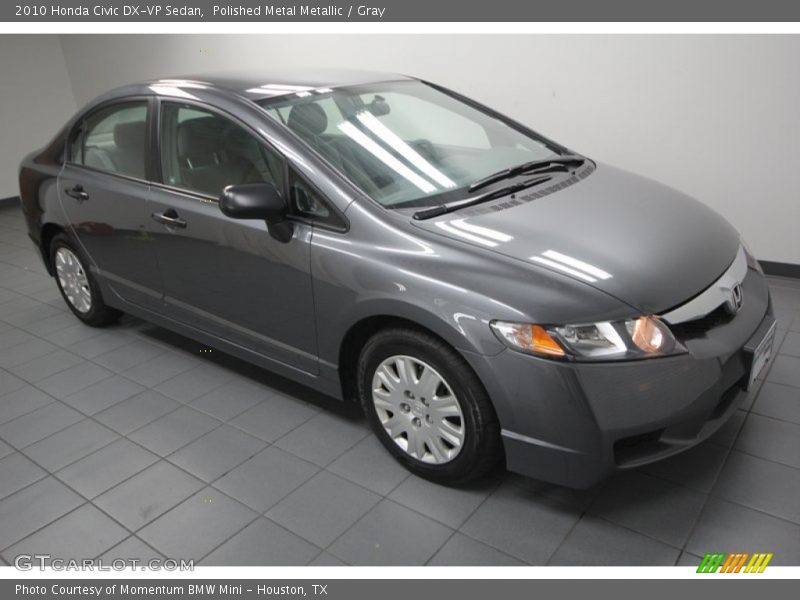 Polished Metal Metallic / Gray 2010 Honda Civic DX-VP Sedan