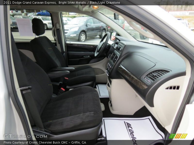 Bright Silver Metallic / Black/Light Graystone 2011 Dodge Grand Caravan Express