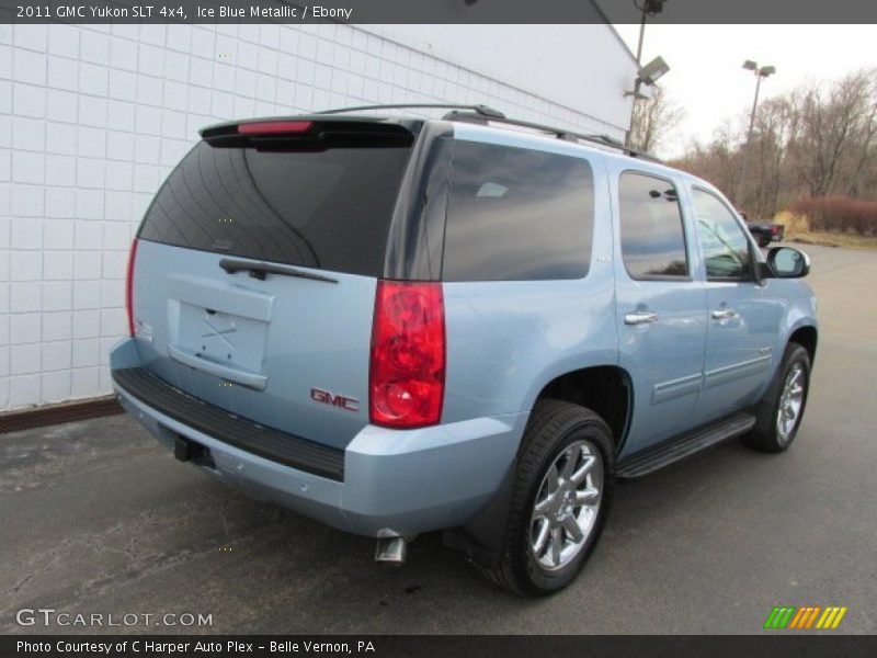 Ice Blue Metallic / Ebony 2011 GMC Yukon SLT 4x4