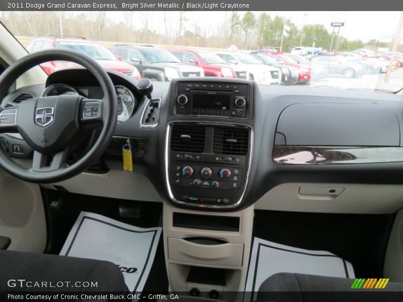 Bright Silver Metallic / Black/Light Graystone 2011 Dodge Grand Caravan Express