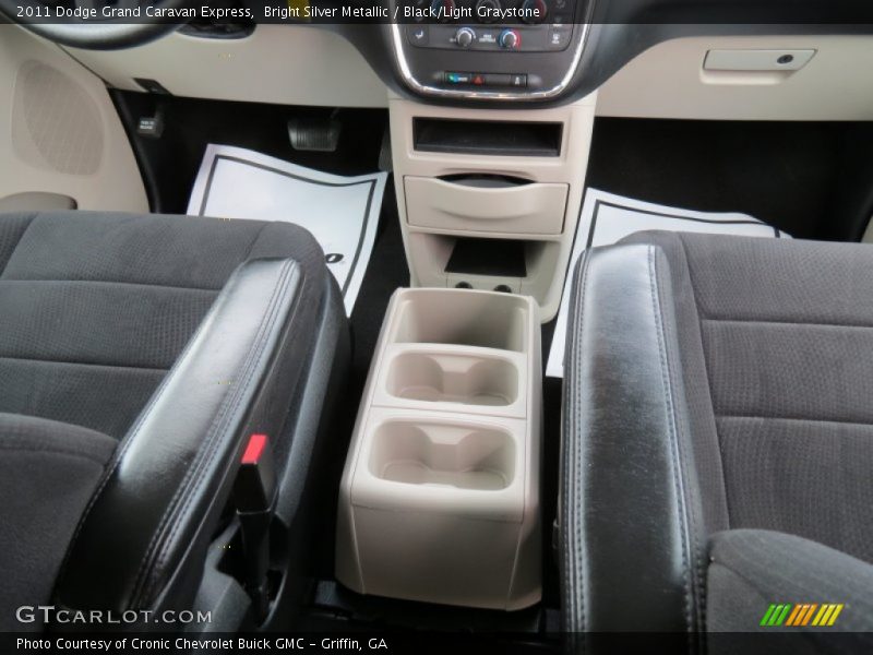 Bright Silver Metallic / Black/Light Graystone 2011 Dodge Grand Caravan Express
