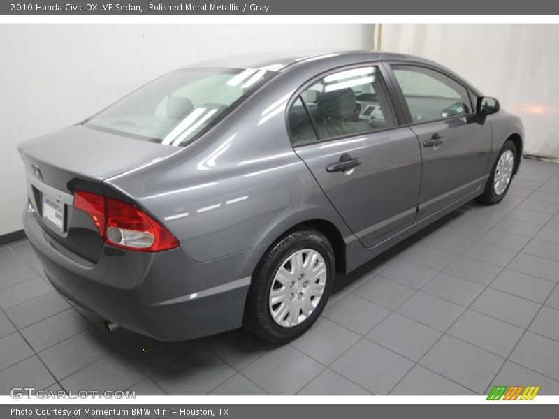 Polished Metal Metallic / Gray 2010 Honda Civic DX-VP Sedan