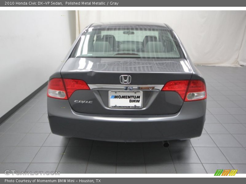 Polished Metal Metallic / Gray 2010 Honda Civic DX-VP Sedan