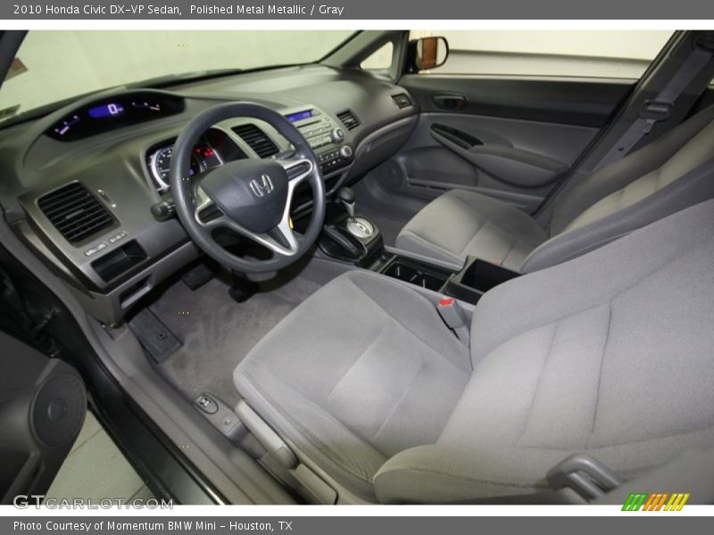 Gray Interior - 2010 Civic DX-VP Sedan 