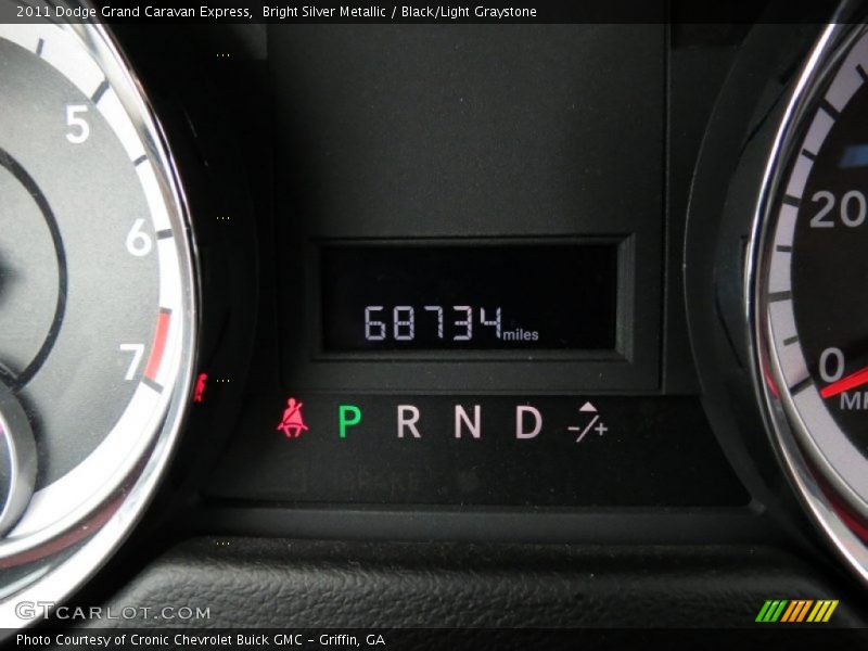 Bright Silver Metallic / Black/Light Graystone 2011 Dodge Grand Caravan Express