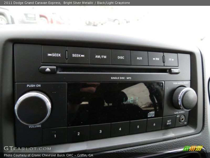 Bright Silver Metallic / Black/Light Graystone 2011 Dodge Grand Caravan Express