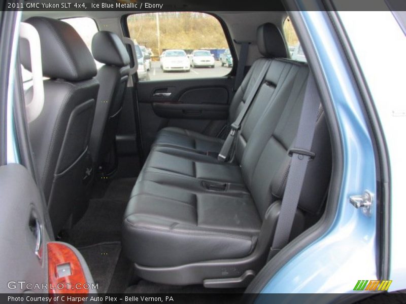 Ice Blue Metallic / Ebony 2011 GMC Yukon SLT 4x4