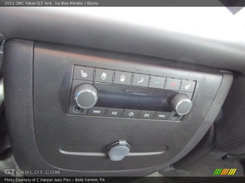 Ice Blue Metallic / Ebony 2011 GMC Yukon SLT 4x4