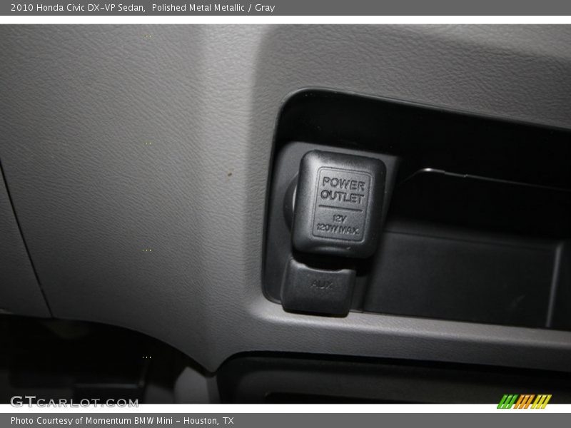 Polished Metal Metallic / Gray 2010 Honda Civic DX-VP Sedan