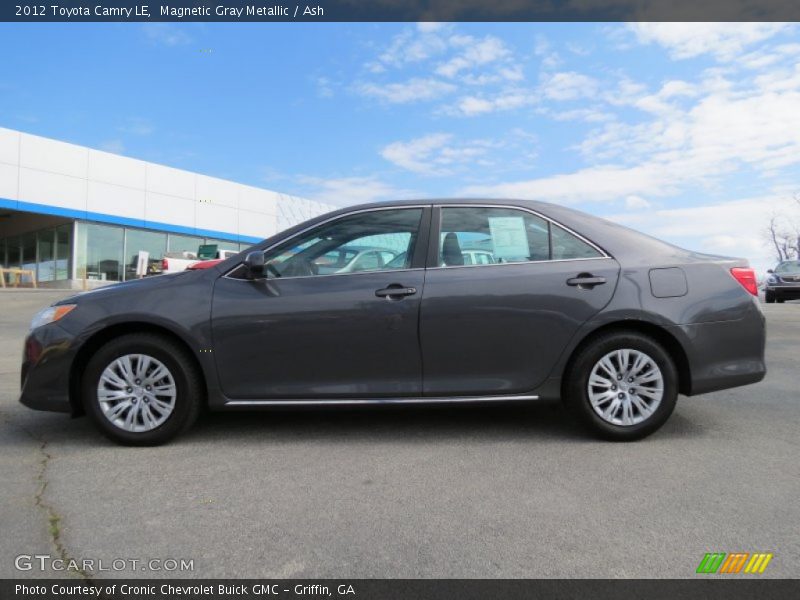 Magnetic Gray Metallic / Ash 2012 Toyota Camry LE