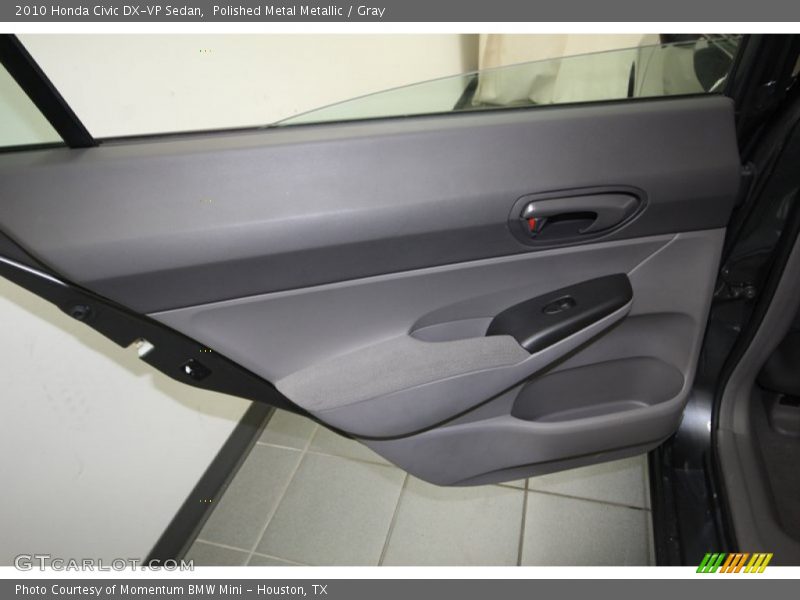 Polished Metal Metallic / Gray 2010 Honda Civic DX-VP Sedan