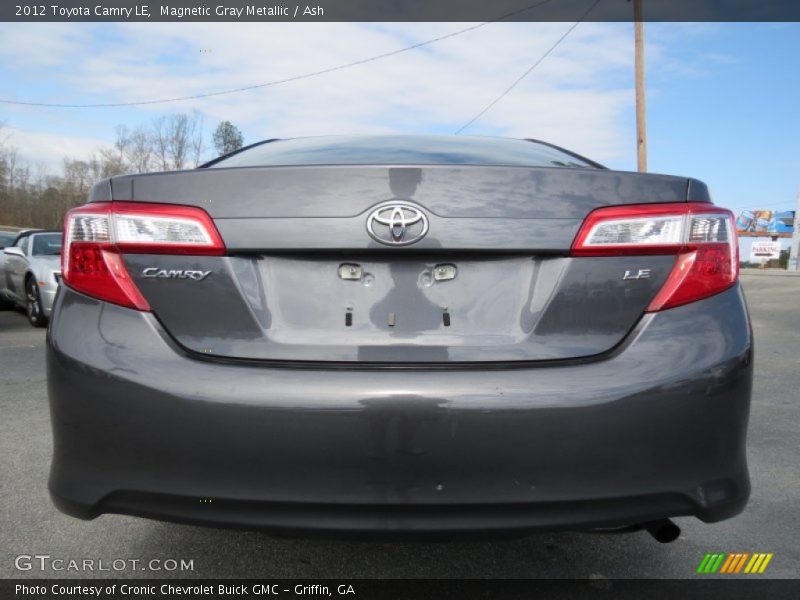 Magnetic Gray Metallic / Ash 2012 Toyota Camry LE