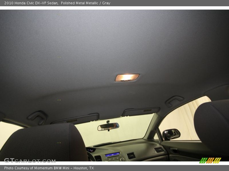 Polished Metal Metallic / Gray 2010 Honda Civic DX-VP Sedan