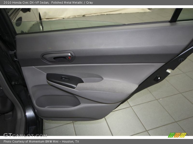 Polished Metal Metallic / Gray 2010 Honda Civic DX-VP Sedan