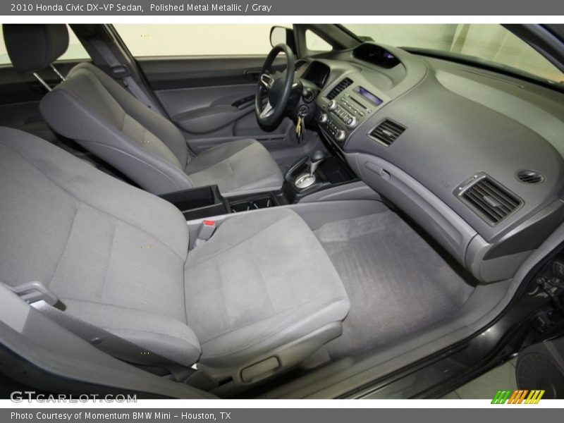 Polished Metal Metallic / Gray 2010 Honda Civic DX-VP Sedan