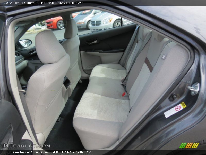 Magnetic Gray Metallic / Ash 2012 Toyota Camry LE
