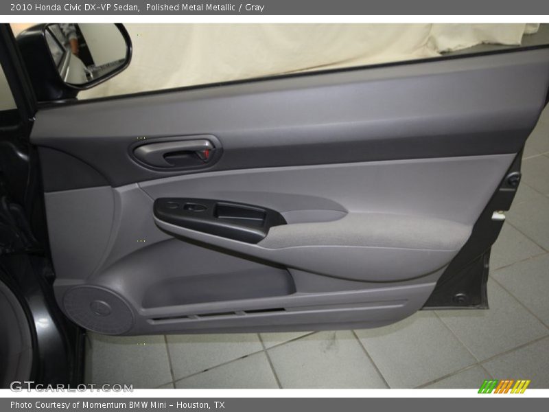 Polished Metal Metallic / Gray 2010 Honda Civic DX-VP Sedan