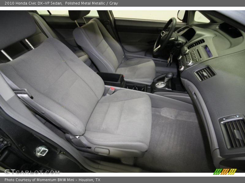 Polished Metal Metallic / Gray 2010 Honda Civic DX-VP Sedan