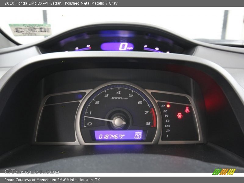  2010 Civic DX-VP Sedan DX-VP Sedan Gauges