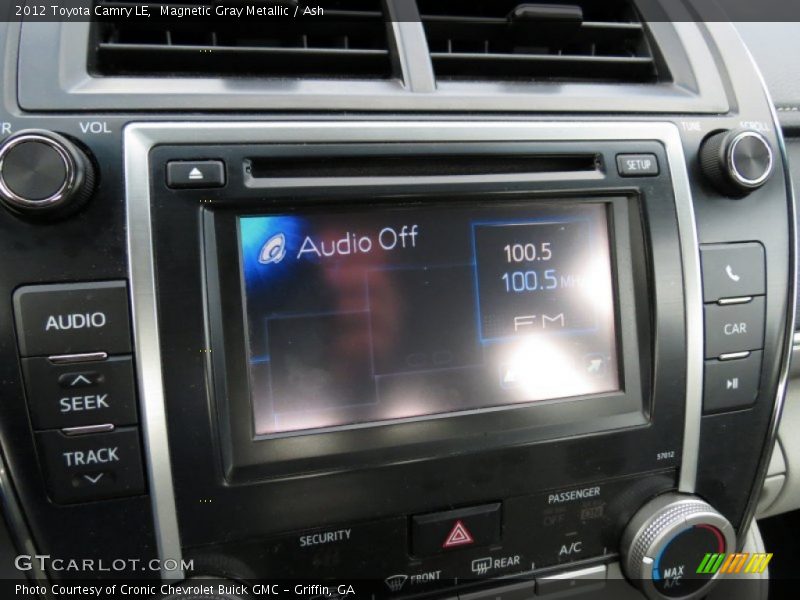 Magnetic Gray Metallic / Ash 2012 Toyota Camry LE