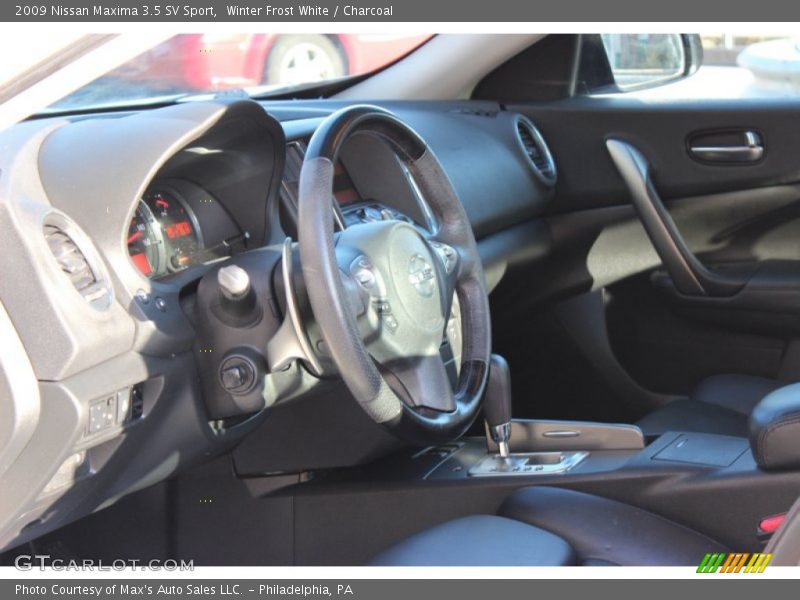 Winter Frost White / Charcoal 2009 Nissan Maxima 3.5 SV Sport