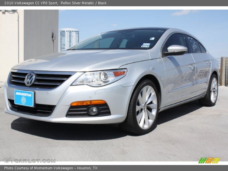 Reflex Silver Metallic / Black 2010 Volkswagen CC VR6 Sport