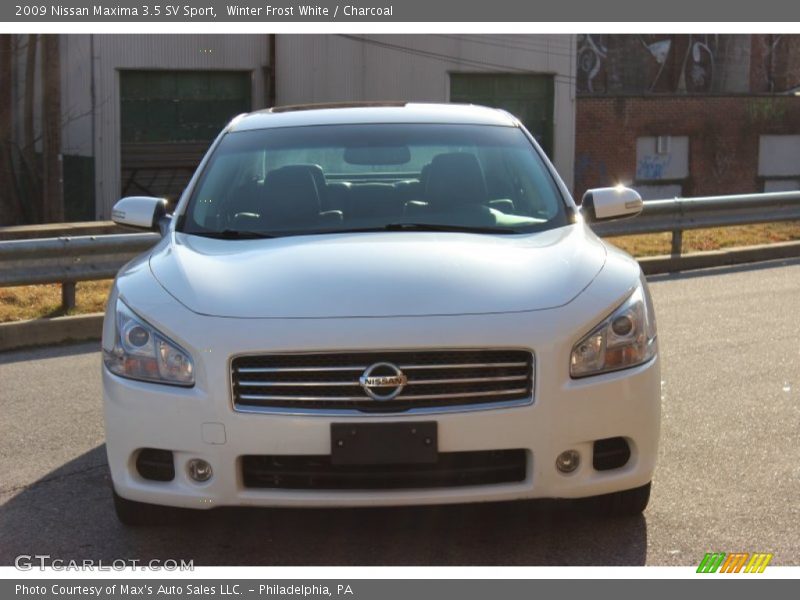 Winter Frost White / Charcoal 2009 Nissan Maxima 3.5 SV Sport