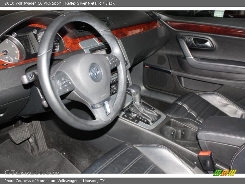  2010 CC VR6 Sport Black Interior