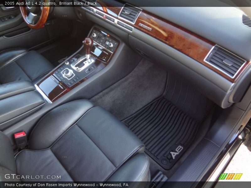 Brilliant Black / Black 2005 Audi A8 L 4.2 quattro