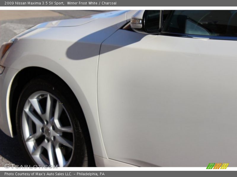 Winter Frost White / Charcoal 2009 Nissan Maxima 3.5 SV Sport