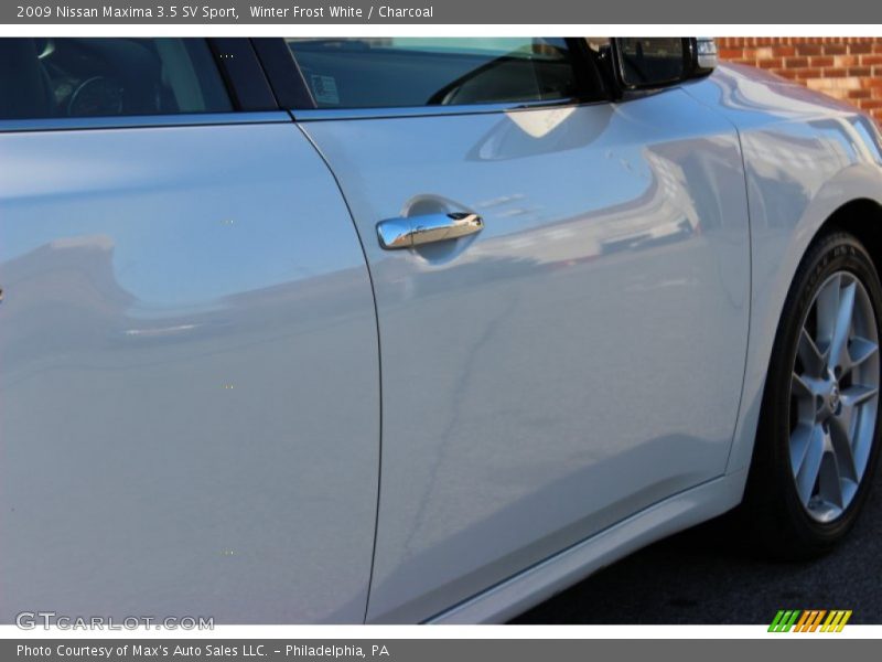 Winter Frost White / Charcoal 2009 Nissan Maxima 3.5 SV Sport