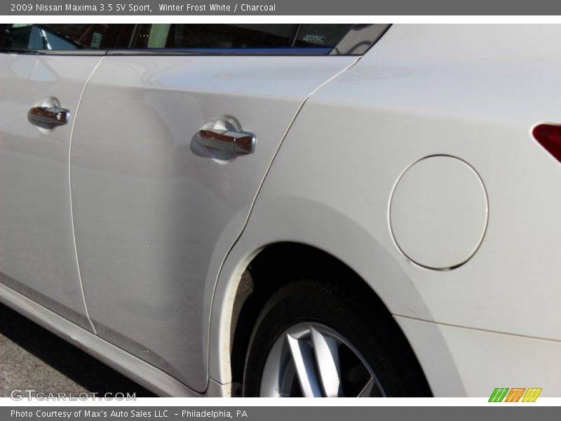Winter Frost White / Charcoal 2009 Nissan Maxima 3.5 SV Sport