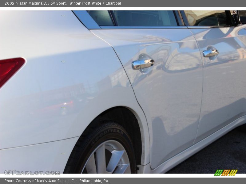 Winter Frost White / Charcoal 2009 Nissan Maxima 3.5 SV Sport