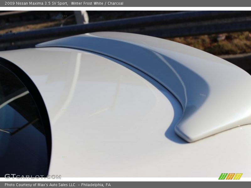 Winter Frost White / Charcoal 2009 Nissan Maxima 3.5 SV Sport