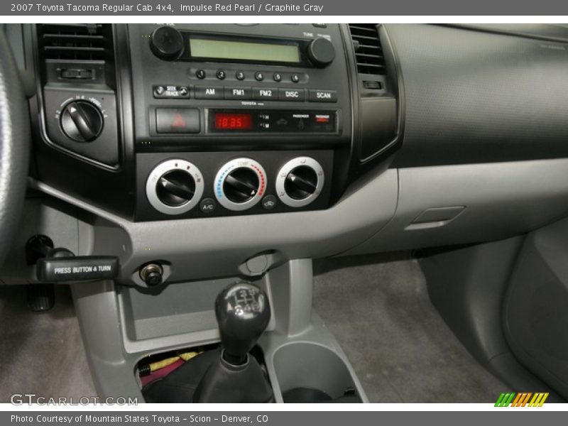 Impulse Red Pearl / Graphite Gray 2007 Toyota Tacoma Regular Cab 4x4