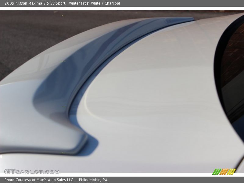 Winter Frost White / Charcoal 2009 Nissan Maxima 3.5 SV Sport