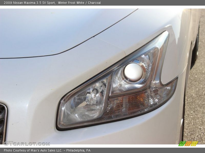 Winter Frost White / Charcoal 2009 Nissan Maxima 3.5 SV Sport
