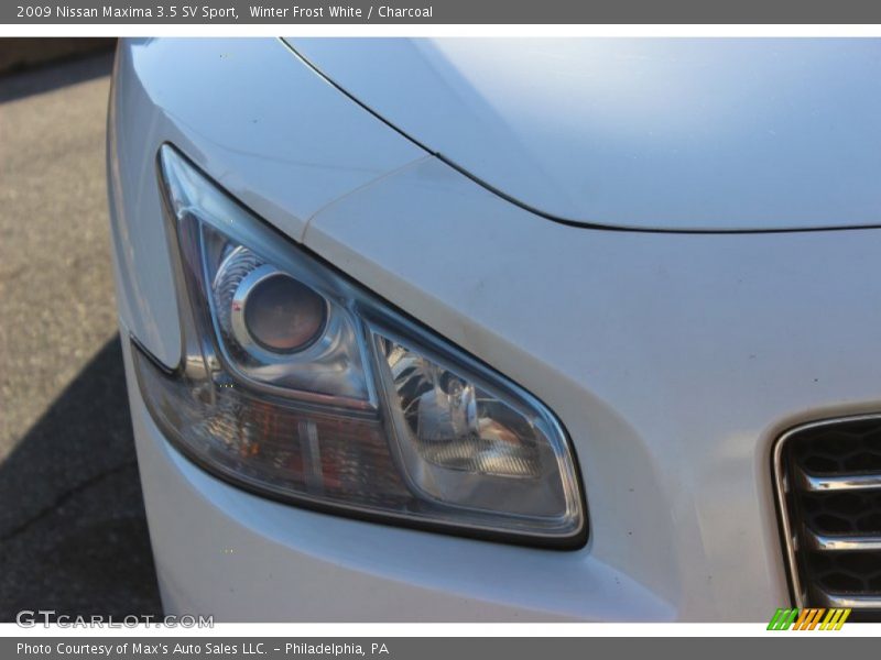Winter Frost White / Charcoal 2009 Nissan Maxima 3.5 SV Sport