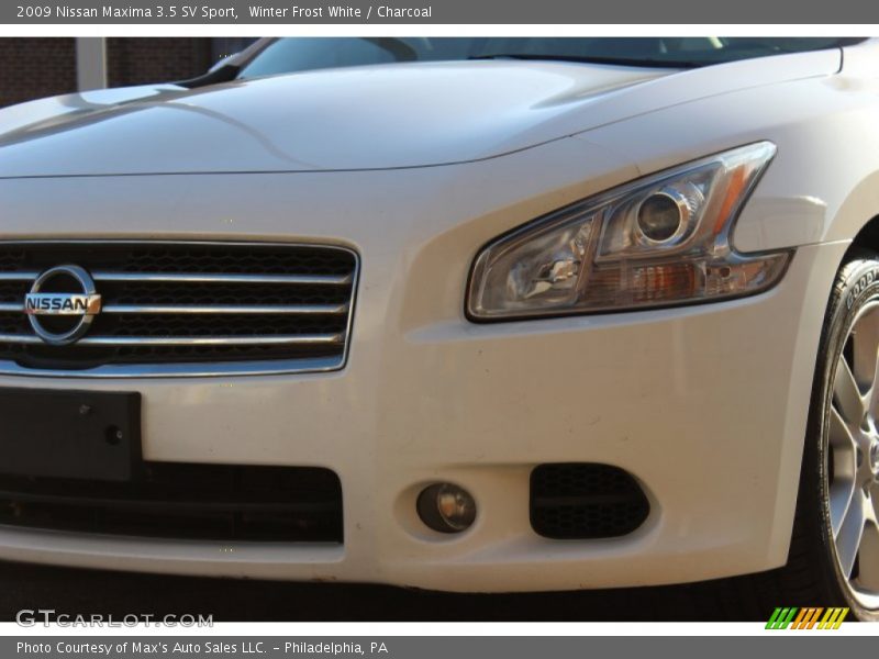 Winter Frost White / Charcoal 2009 Nissan Maxima 3.5 SV Sport
