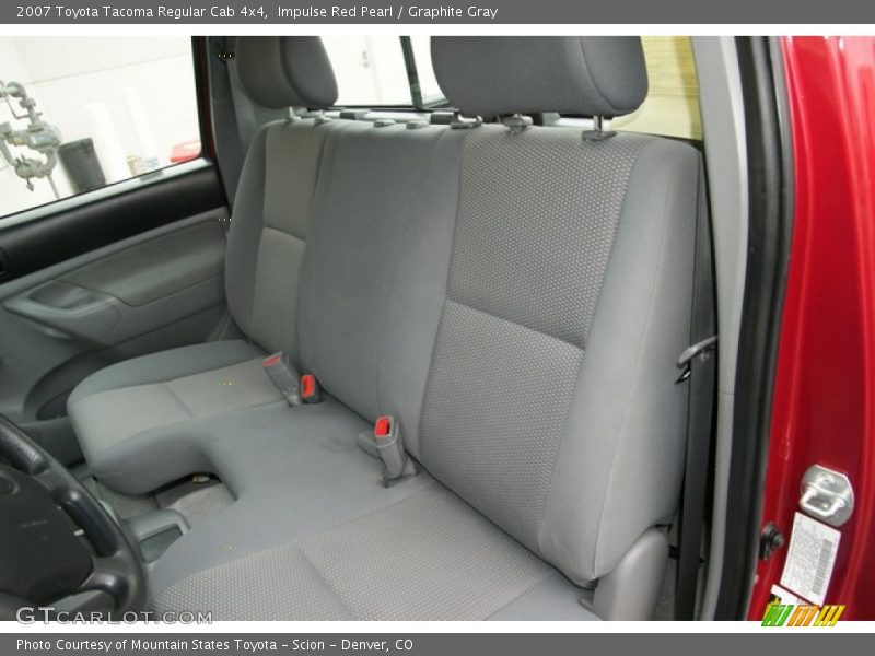 Impulse Red Pearl / Graphite Gray 2007 Toyota Tacoma Regular Cab 4x4
