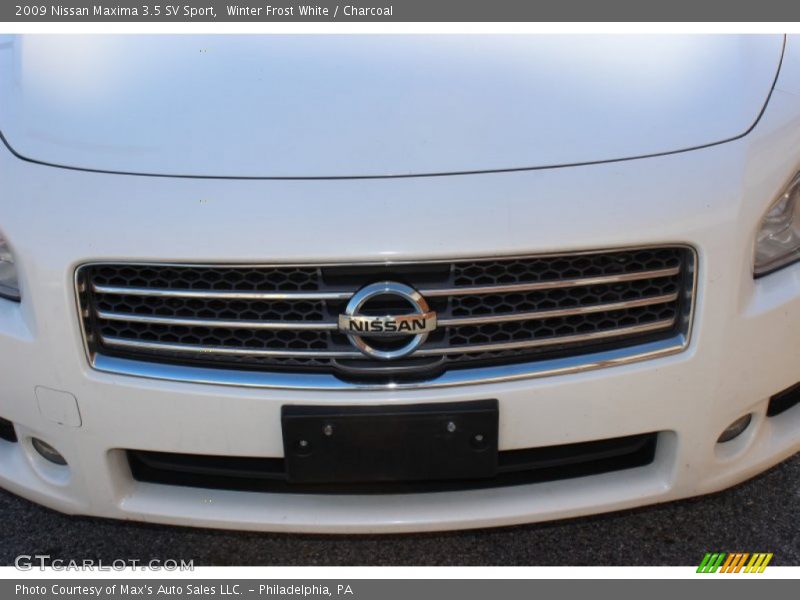Winter Frost White / Charcoal 2009 Nissan Maxima 3.5 SV Sport