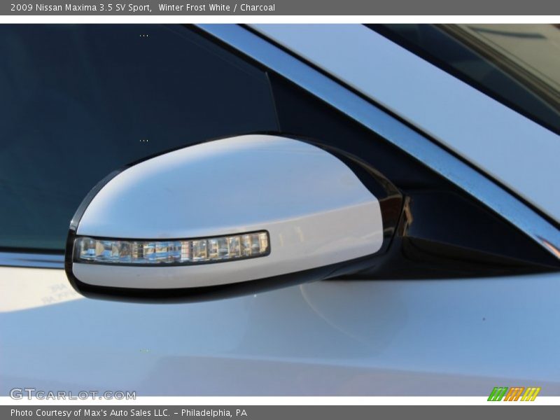 Winter Frost White / Charcoal 2009 Nissan Maxima 3.5 SV Sport